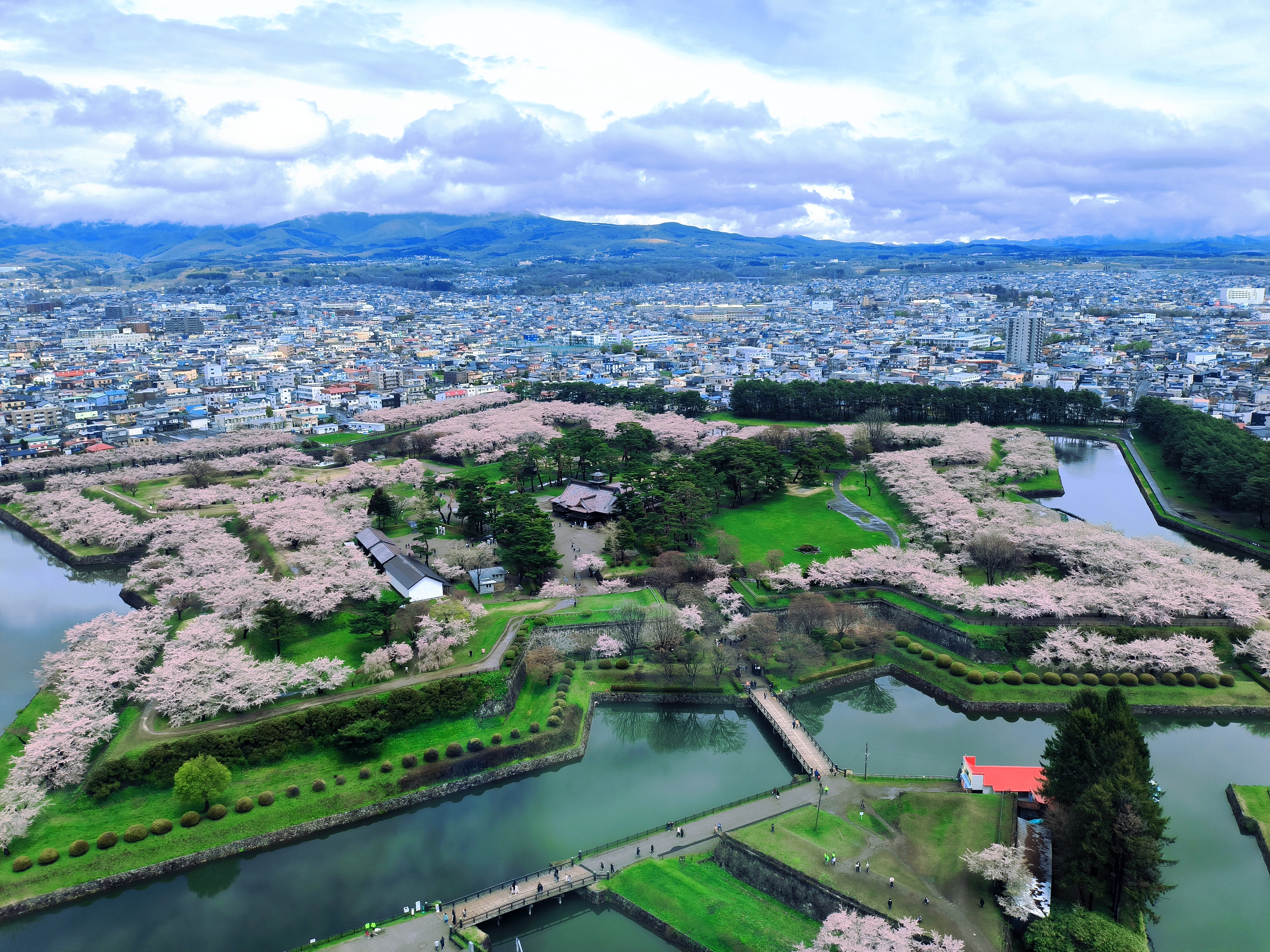 五稜郭鸟瞰图
